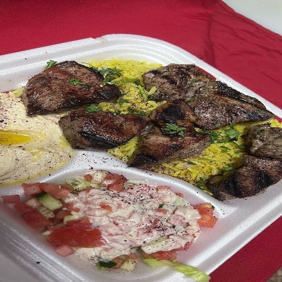 Lamb Shish Kabab Platter from Gyro Grill - Kenosha in Kenosha, WI
