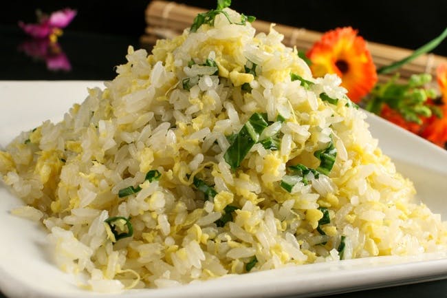 Aromatic Scallion Fried Rice ???? from DJ Kitchen in Philadelphia, PA