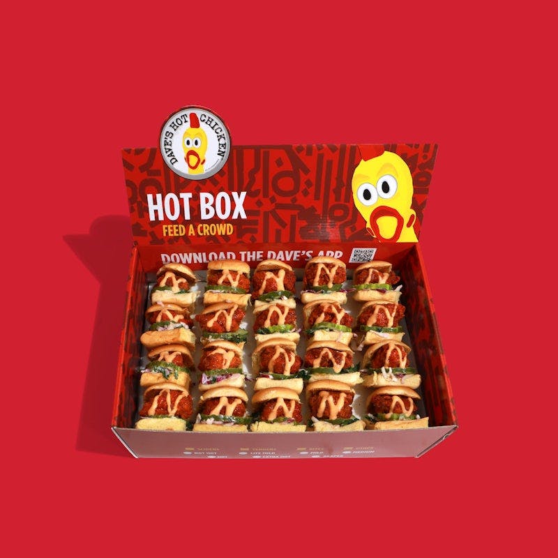 Hot Box of Minis from Dave's Hot Chicken - Falls Pkwy in Menomonee Falls, WI