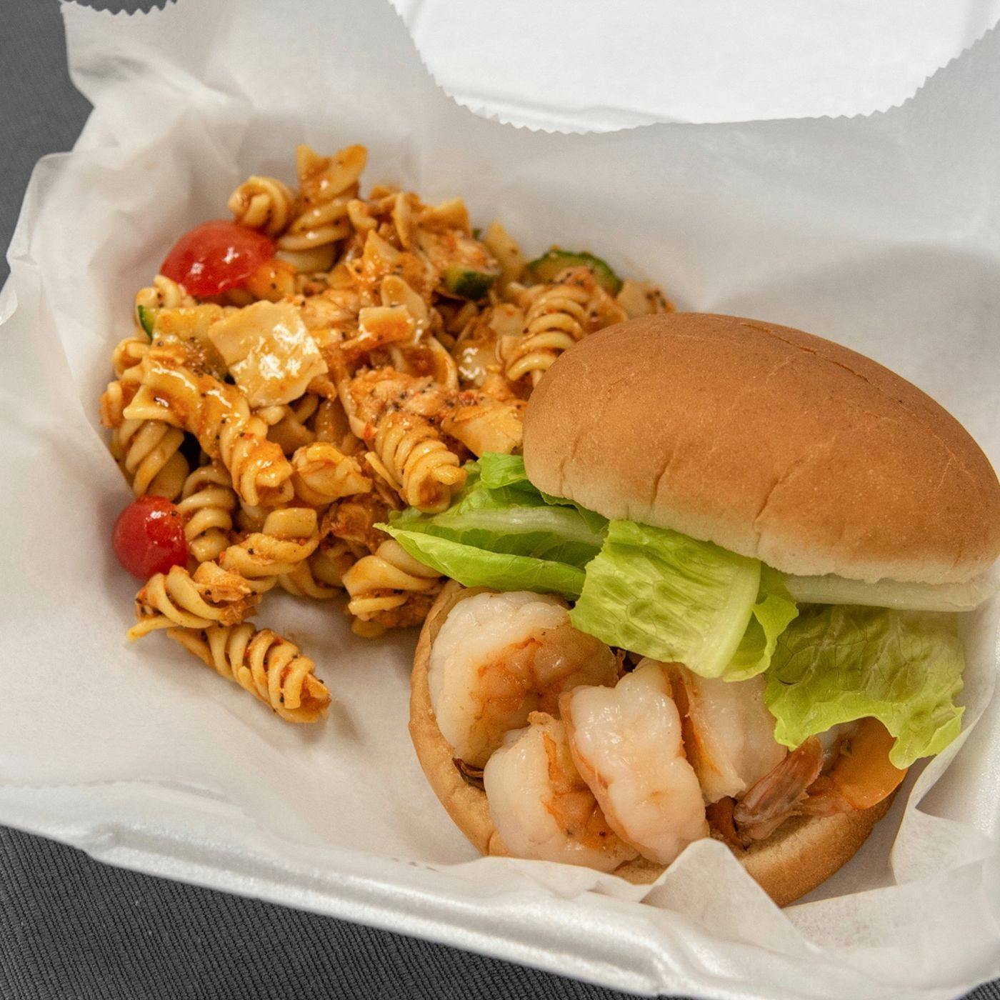 Shrimp Sandwich from The Legacy Lounge - Milner Dr in Greensboro, NC