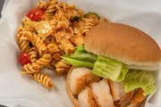 Shrimp Sandwich from The Legacy Lounge - Milner Dr in Greensboro, NC