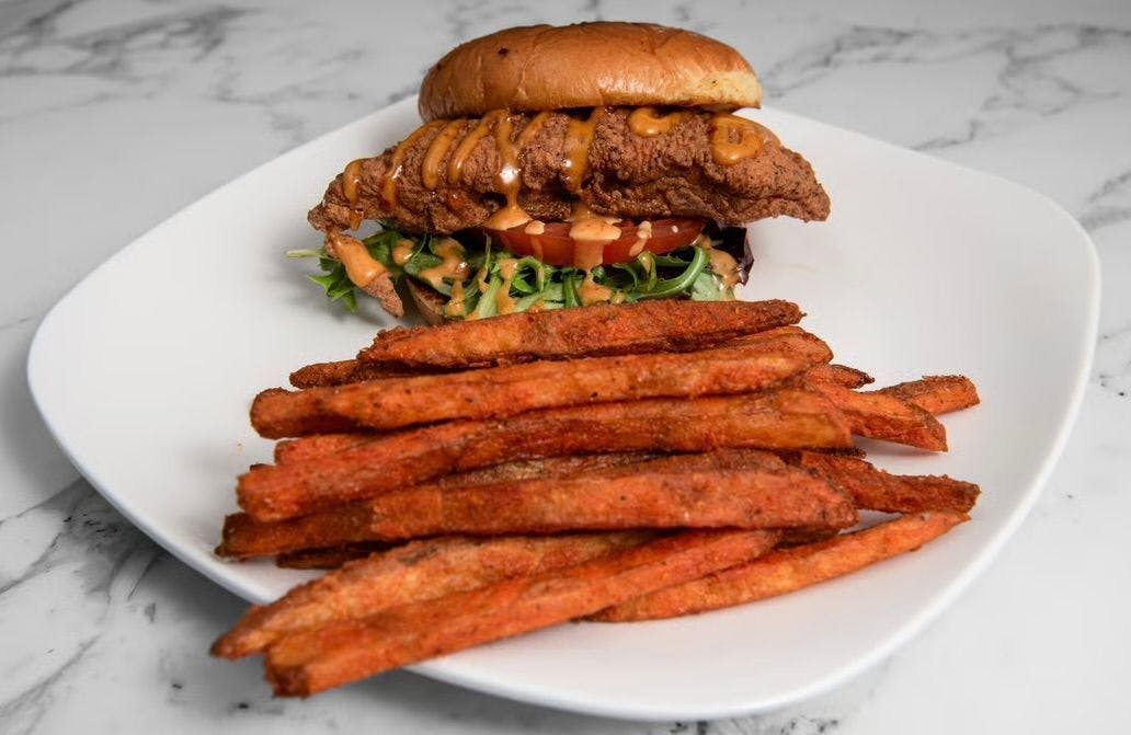 Salmon Sandwich from The Legacy Lounge - Milner Dr in Greensboro, NC