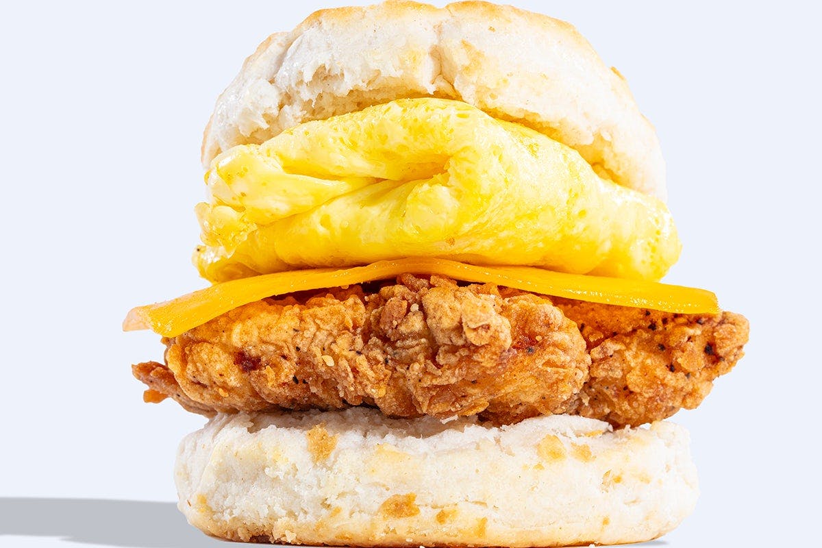 Chicken, Egg & Cheese Biscuit from Daddy's Chicken Shack - Houston Heights in Houston, TX