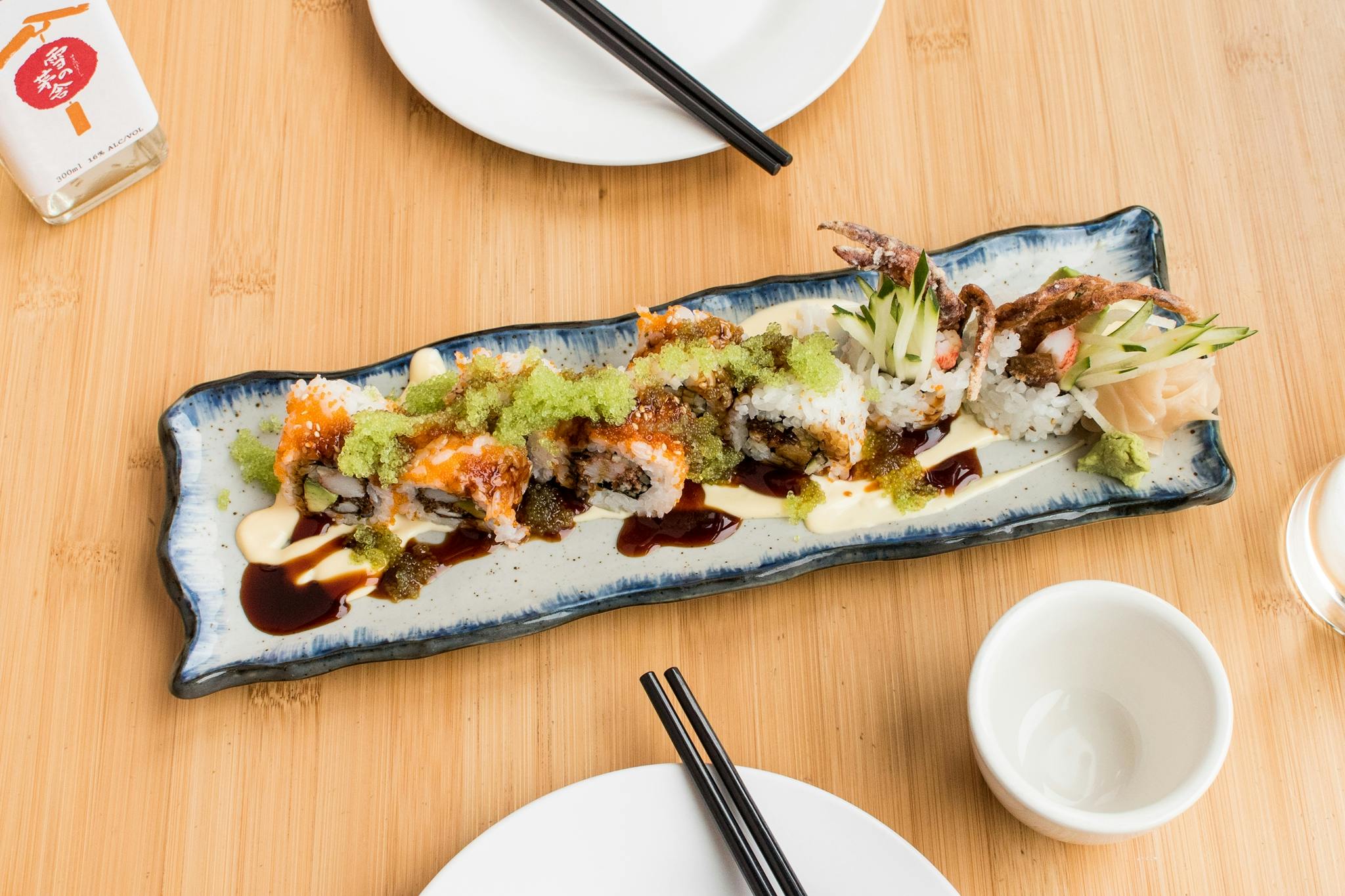 Spider Roll from Tavernakaya in Madison, WI