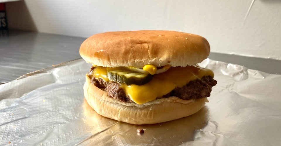 1/3 lb. Cheeseburger from Rockin Robin's in Topeka, KS