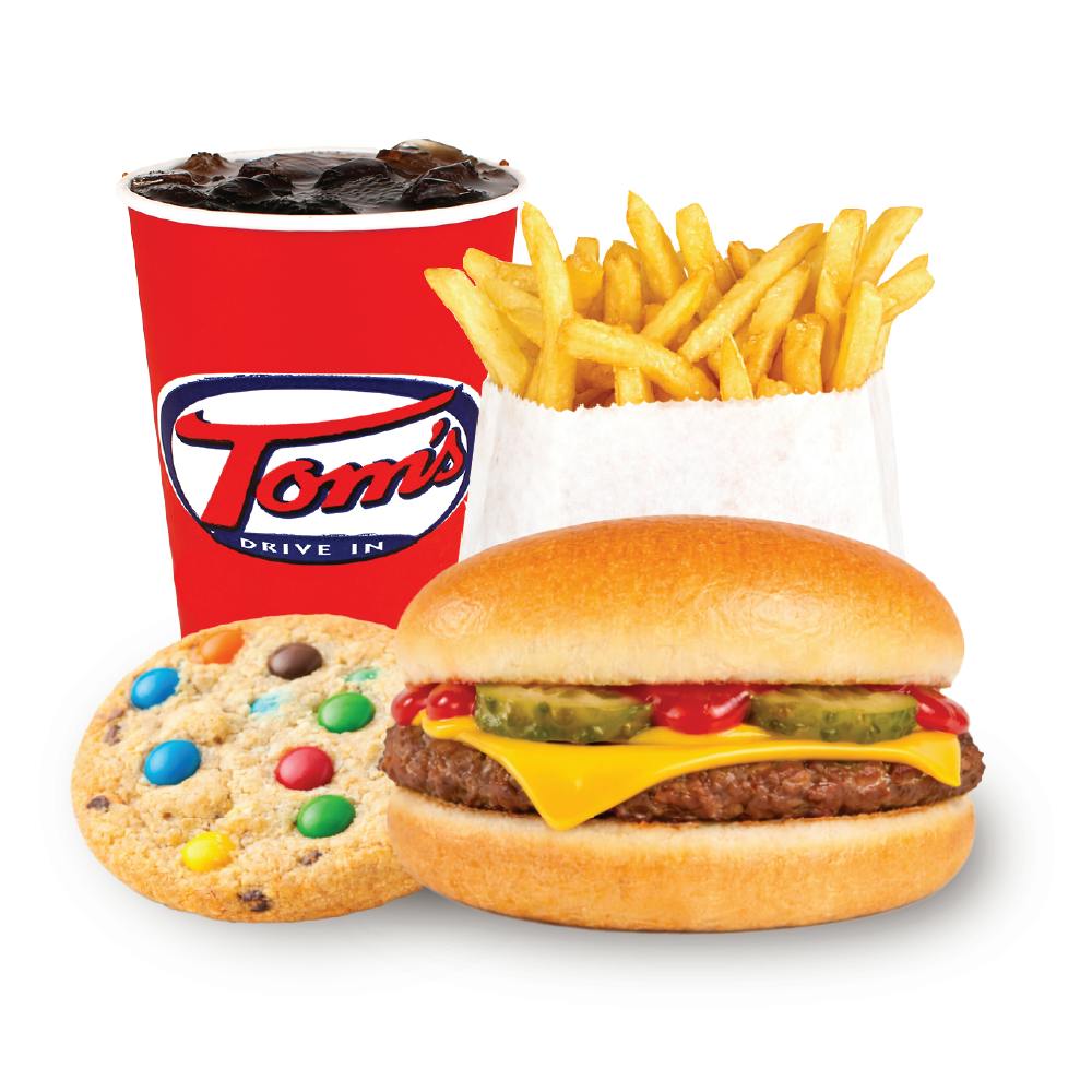 Kids Cheeseburger Meal from Tom's Drive In in Appleton, WI
