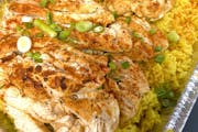 Chicken & Rice Tray from Bailey Seafood in Buffalo, NY