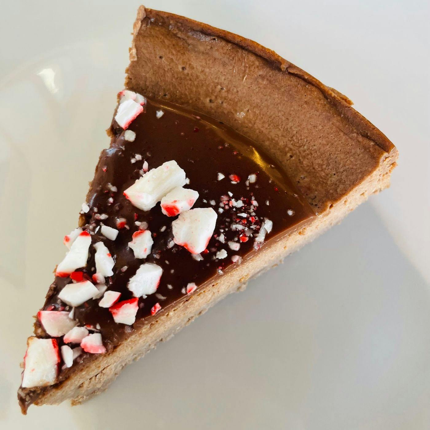 Peppermint Mocha Cheesecake- Slice from Arrosto Delicatessen in Sheboygan, WI