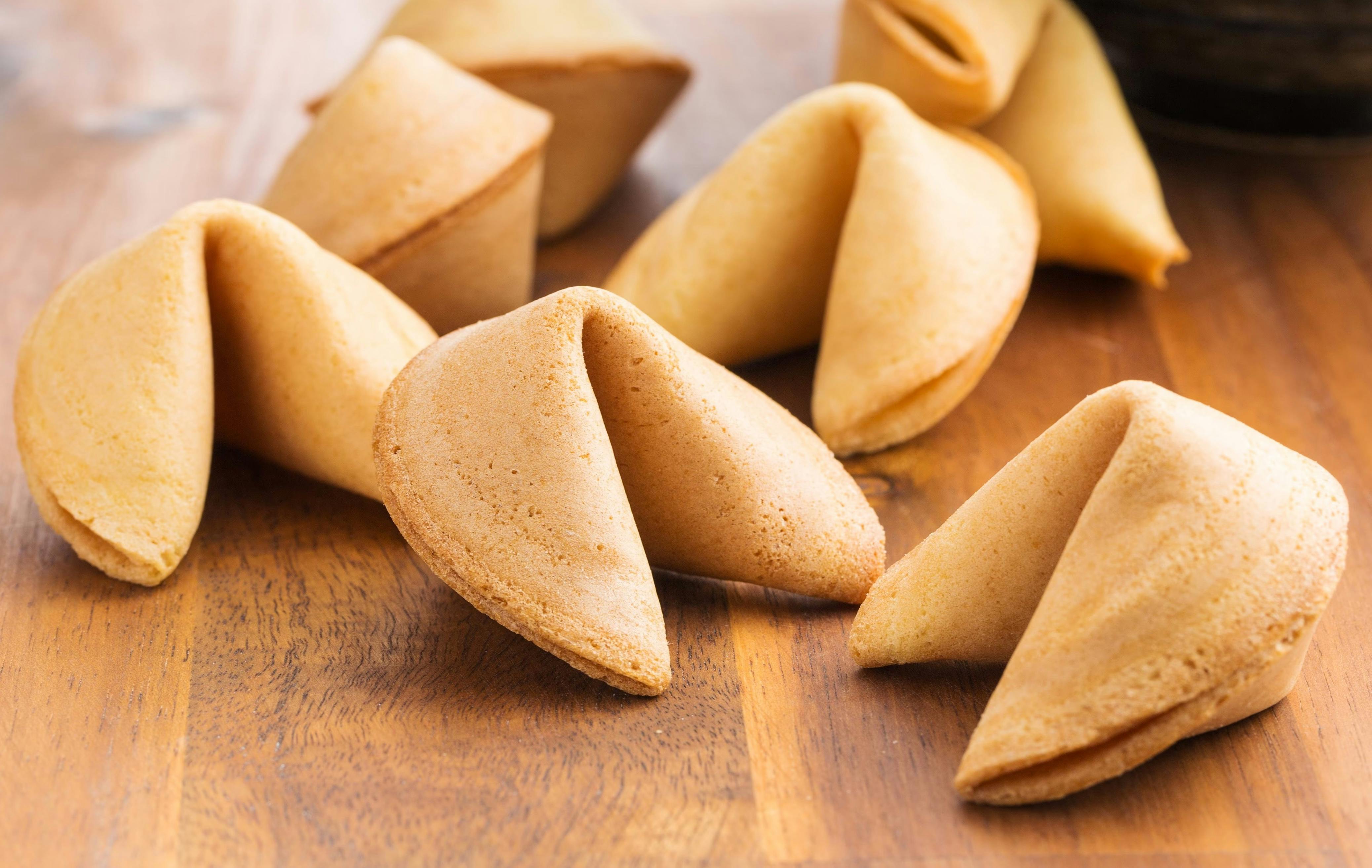 Bag of Fortune (cookies) from Dim Sum King in Sunnyvale, CA