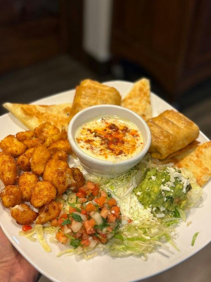 App Sampler from Silly Serrano Mexican Restaurant in Eau Claire, WI