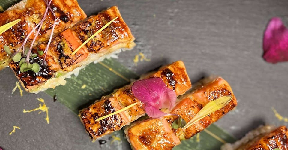 Aburi Salmon Specialty Sushi from Sequoia Ramen & Sushi Lounge in Madison, WI