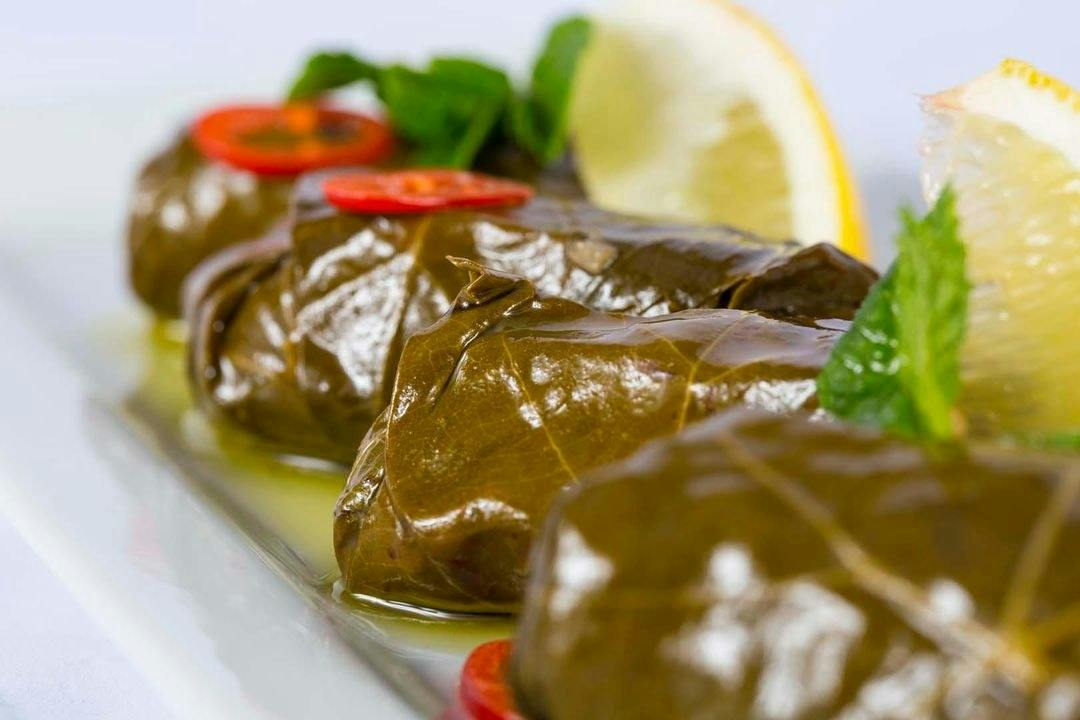 Stuffed Grape Leaves from Efes Mediterranean Grill - Princeton in Princeton, NJ