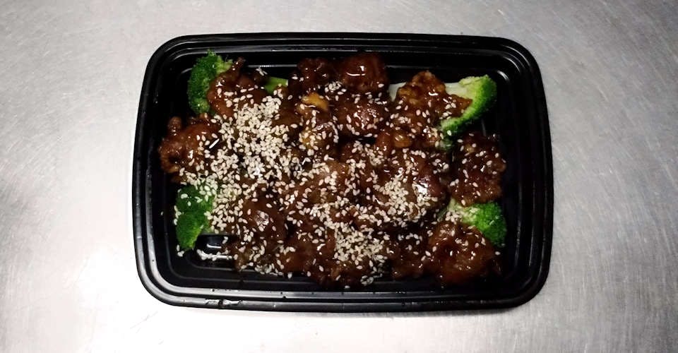 S10. Crispy Sesame Beef from Flaming Wok Fusion in Madison, WI