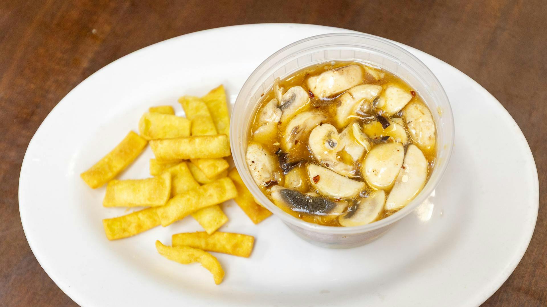 Hot & Sour Soup (16oz) from General Tso's Restaurant & Catering - Dunwoody in Dunwoody, GA