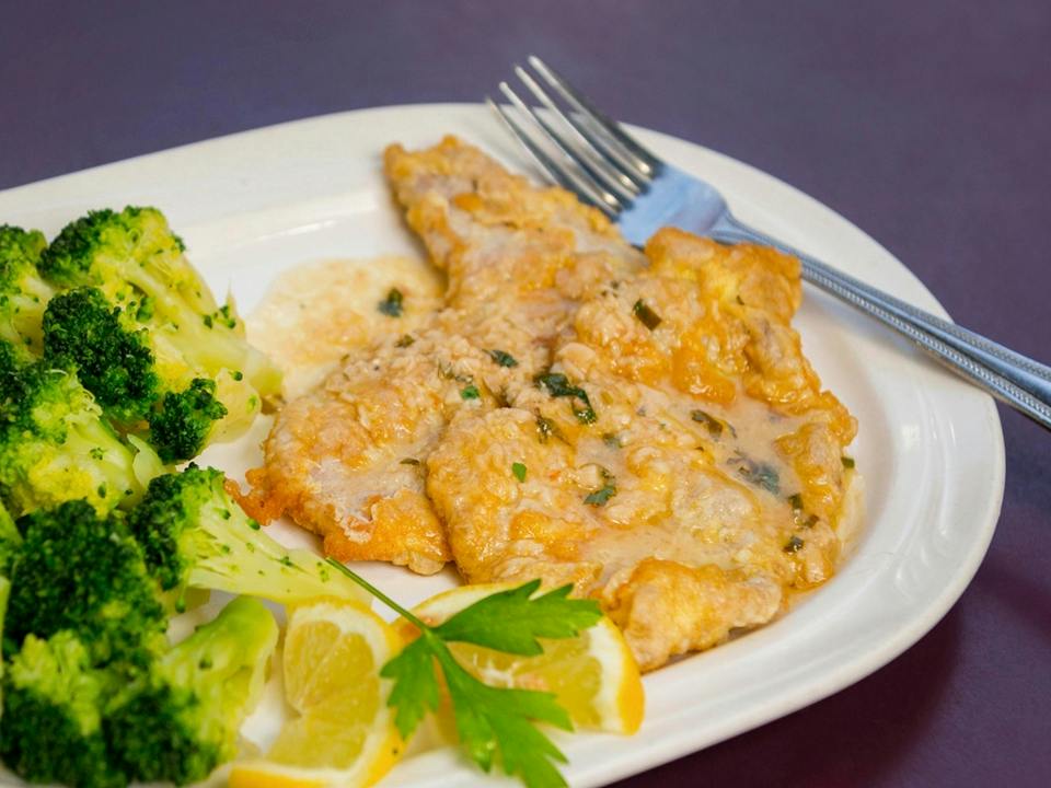 Veal Francese from 4 Brothers Italian Restaurant & Pizzeria in Delray Beach, FL