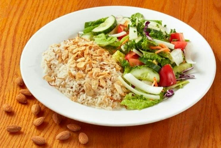 Rice Almond Salad from Palm Palace Restaurant in Ann Arbor, MI