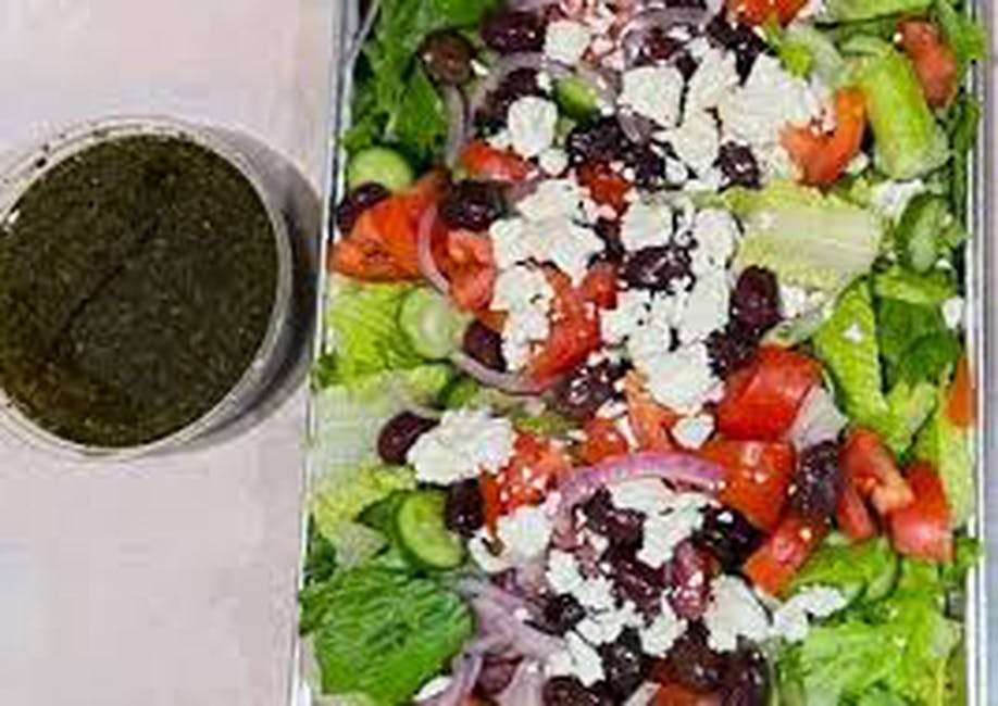 Greek Salad Tray from King's Pizza & Subs in Baltimore, MD