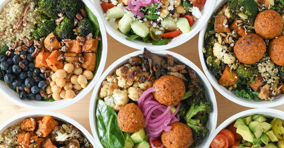 Build Your Own Bowl from Clover Grains and Greens - State St in Madison, WI