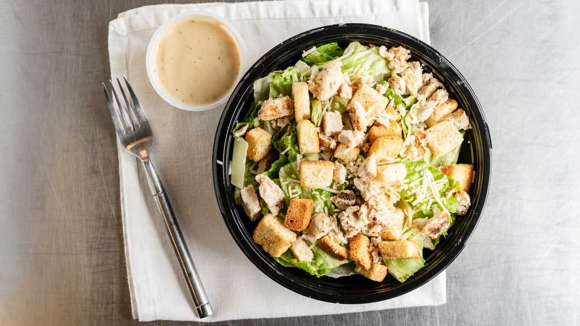 Chicken Caesar Salad from Blackjack Pizza - Quincy Ave in Aurora, CO