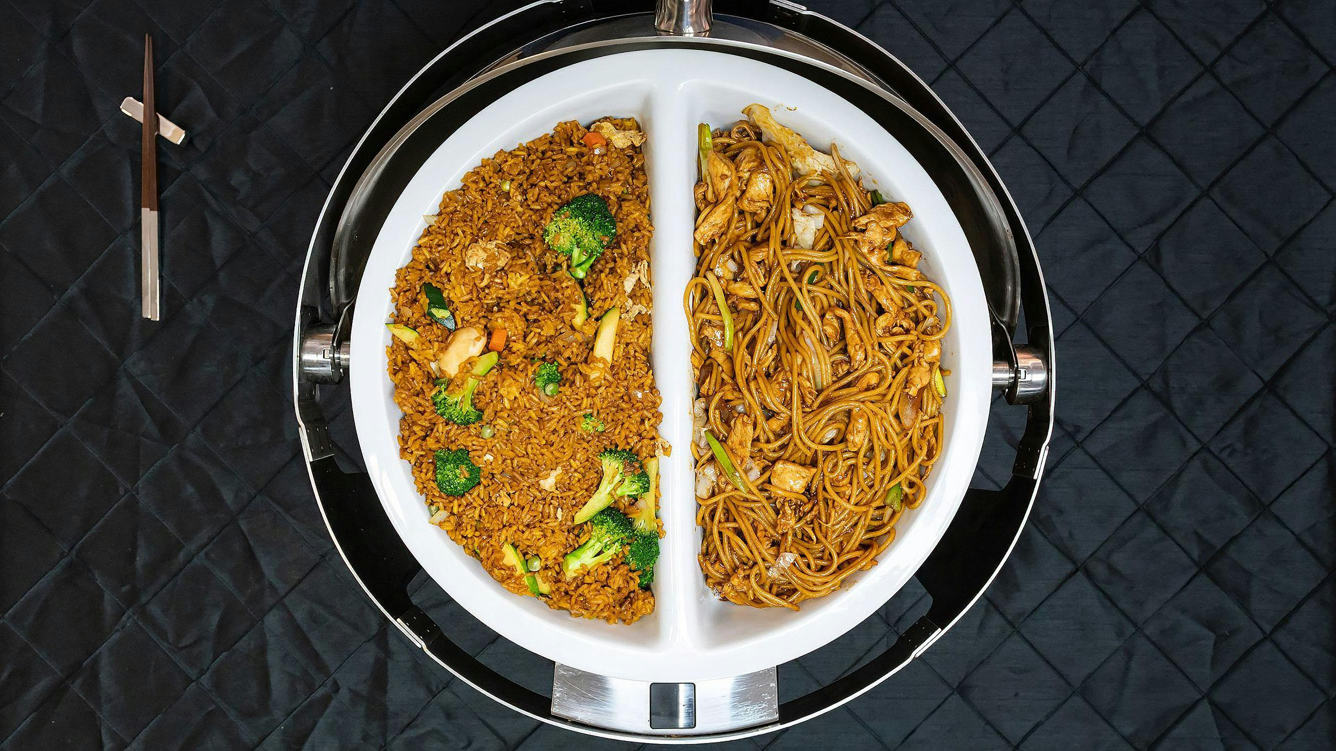 Vegetable Lo Mein (5LB Half Pan) from General Tso's Restaurant & Catering - Dunwoody in Dunwoody, GA