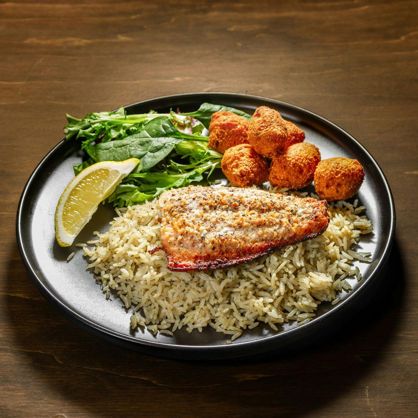 Salmon Bowl from Blue Fish Seafood - N Albany Ave in Chicago, IL