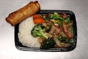 C25. Hunan Beef Special Combination from Asian Flaming Wok in Madison, WI