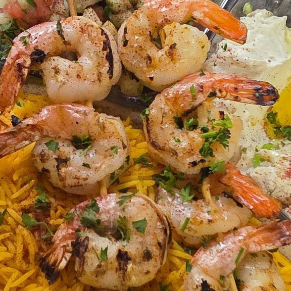 Shrimp Kabab Platter from Gyro Grill - Kenosha in Kenosha, WI