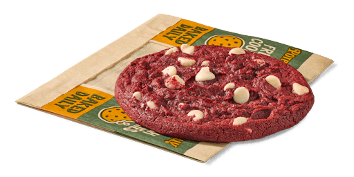 Red Velvet Cookie from Potbelly Sandwich Shop - Bethesda (117) in Bethesda, MD