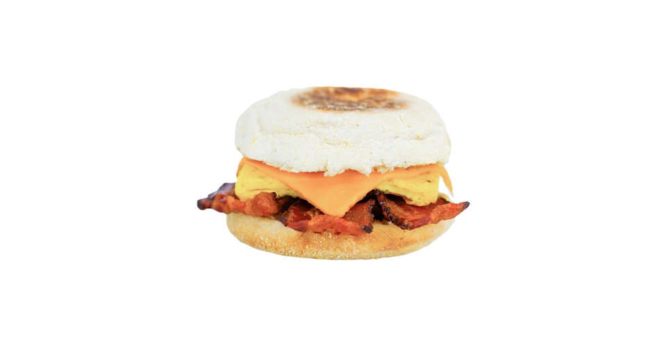 Bacon, Egg & Cheese English Muffin from Champs Chicken - Dubuque in Dubuque, IA