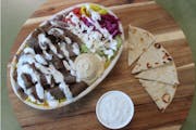 Gyro Fajita Bowl from Med Gyro & Shawarma in Murfreesboro, TN