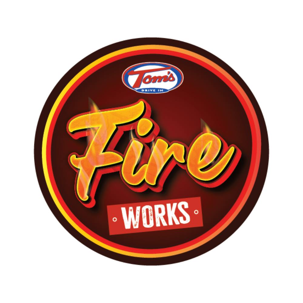 Side of FireWorks from Tom's Drive In in Appleton, WI