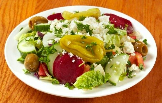 Greek Salad from Palm Palace Restaurant in Ann Arbor, MI