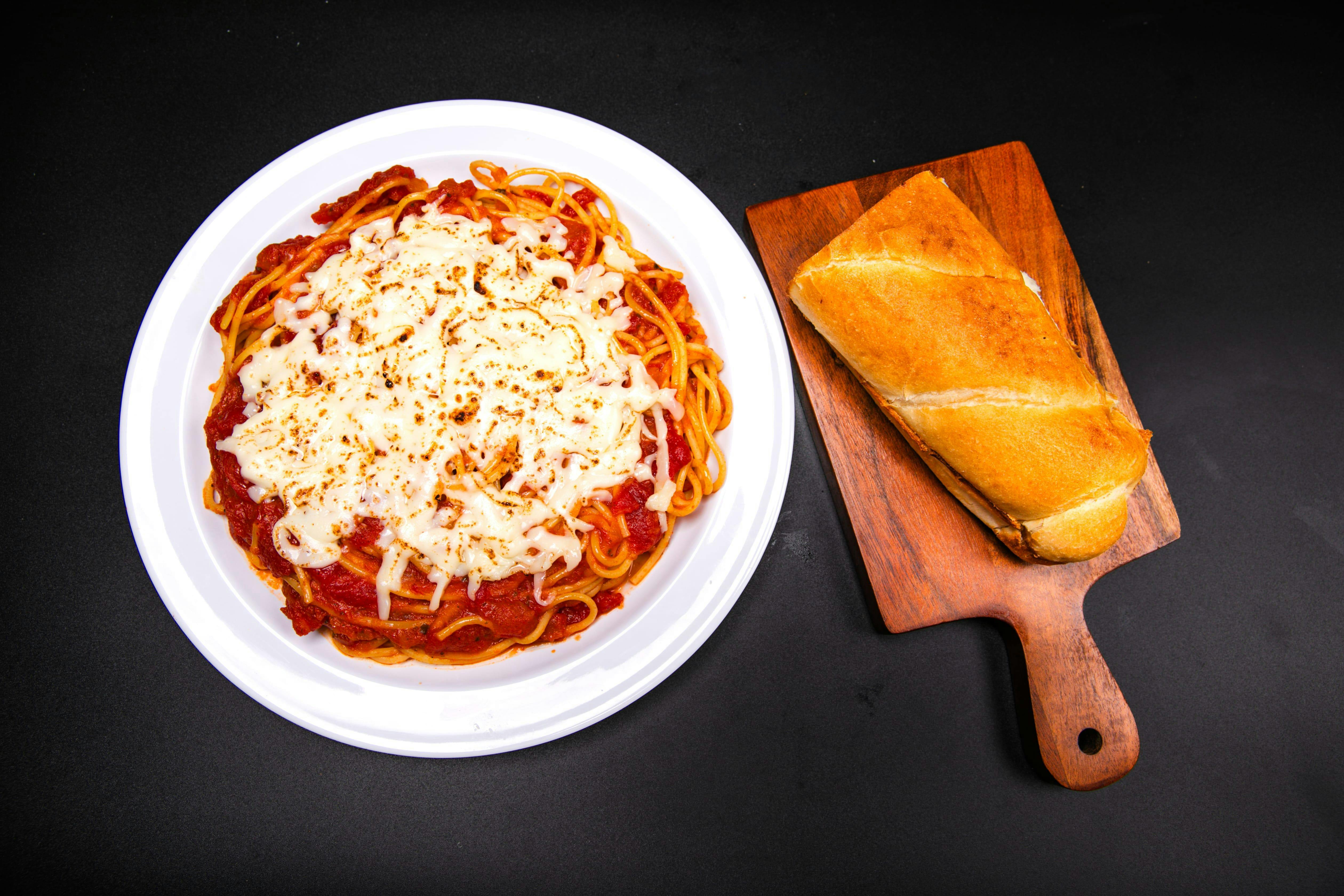 Baked Spaghetti Dinner from Legends Pizza - Wolf Rd in Colonie, NY