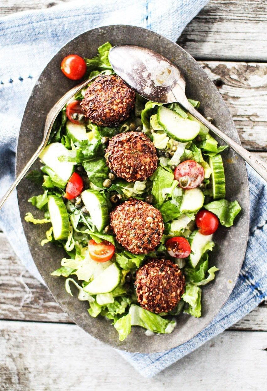Falafel Salad from Go Go Gyro Grill in Columbus, OH