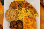 Fillet Snapper Plate from C'est Bon Caribbean Creole Cuisine in Baytown, TX