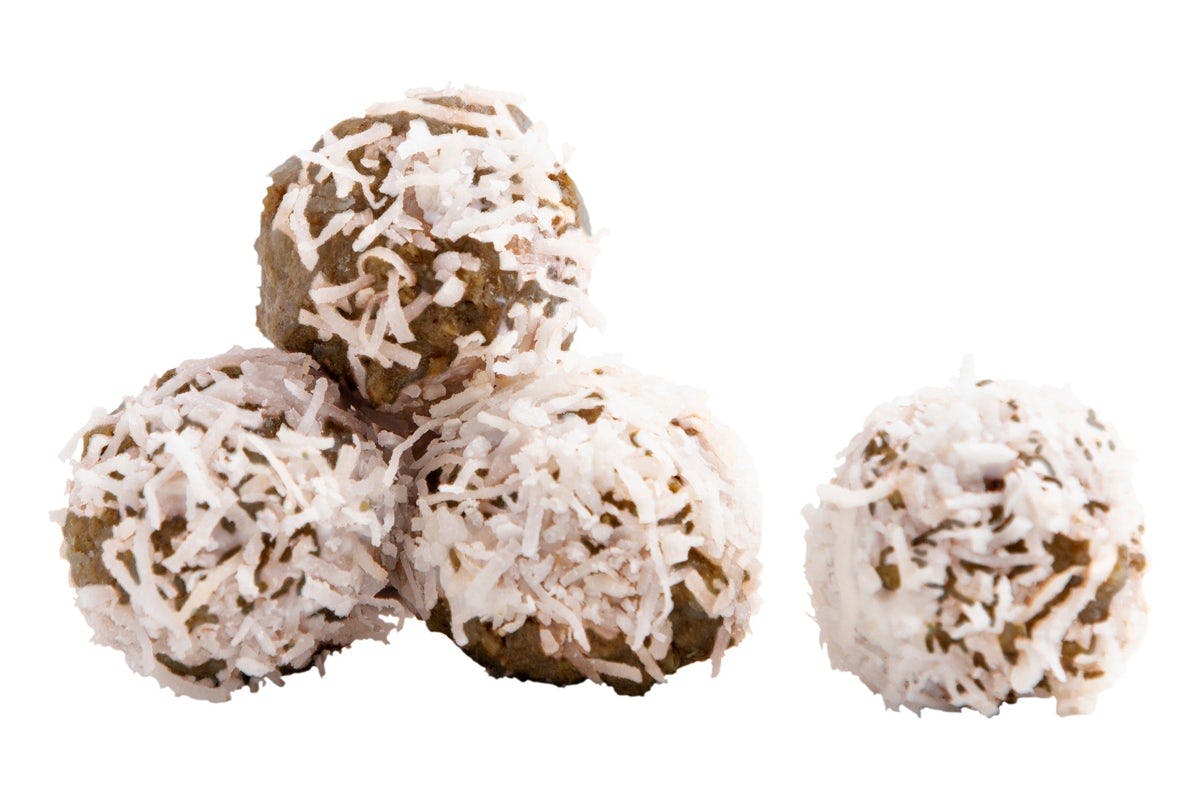 Chocolate Whey Protein Bites with Coconut Flakes from Frutta Bowls - 1925 NJ 35 in Wall Township, NJ