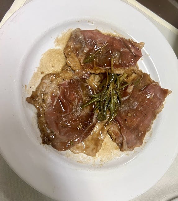 Vitello Saltimbocca from Nino's Italian Restaurant in Atlanta, GA