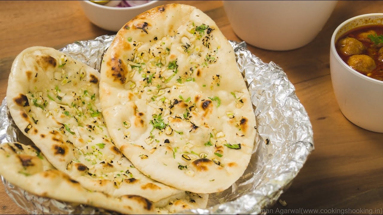 Garlic Naan from Favorite Indian Restaurant - Hayward in Hayward, CA