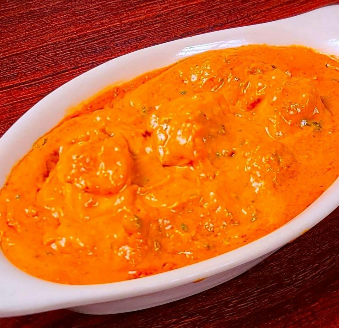 Salmon Tikka Masala from OM Indian Cuisine in San Francisco, CA