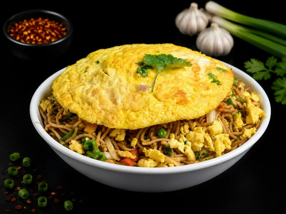Hakka Egg Noodles from Rock N Grill Indian Authentic Cuisine & Bar in Round Rock, TX