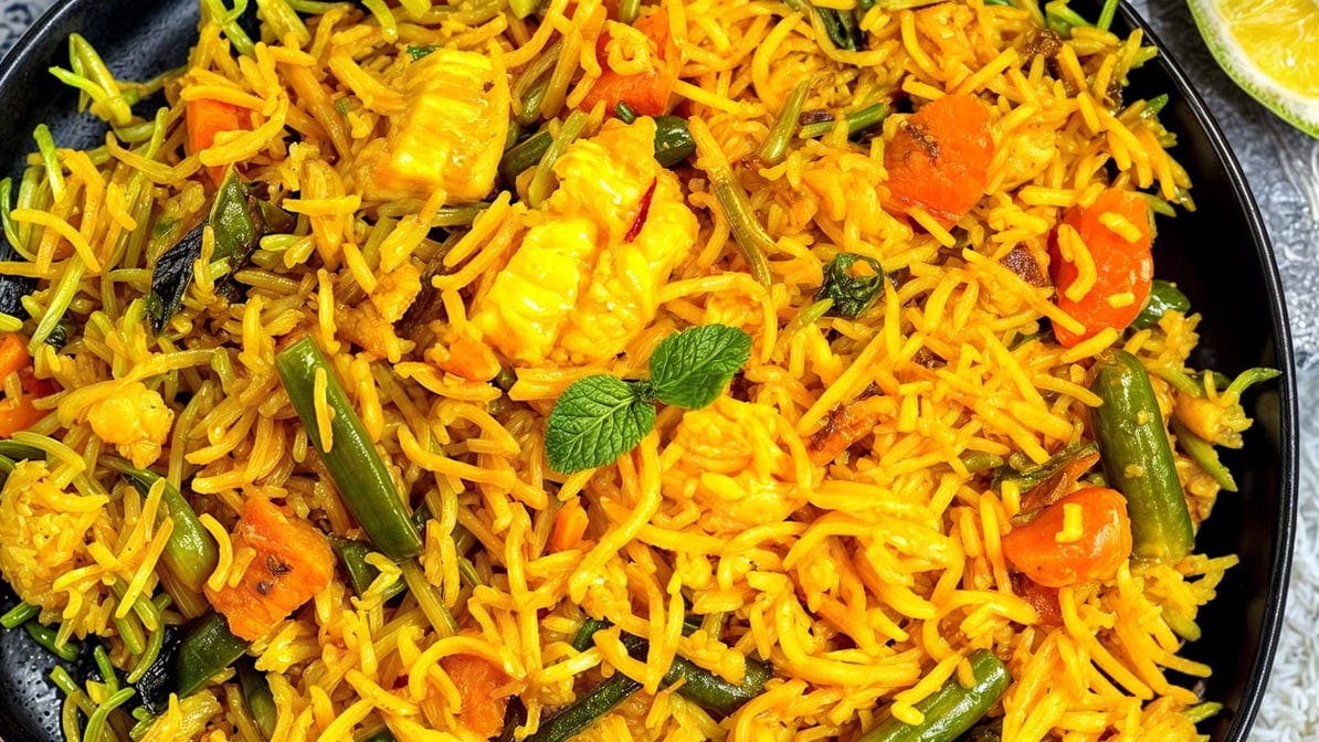 Vegetable Biryani from Punjabi Tandoor - San Diego (Morehouse Dr) in San Diego, CA