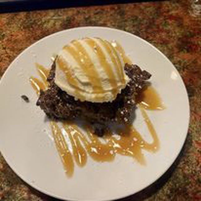Brownie a la Mode from Cheap Shots Bar and Restaurant in Olyphant, PA