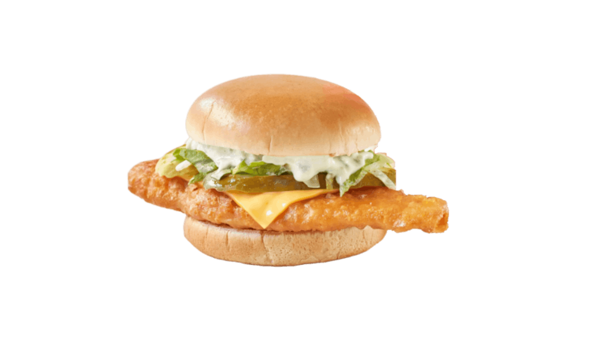 Crispy Fish Deluxe Sandwich from Freddy's Frozen Custard and Steakburgers - SW Gage Blvd in Topeka, KS