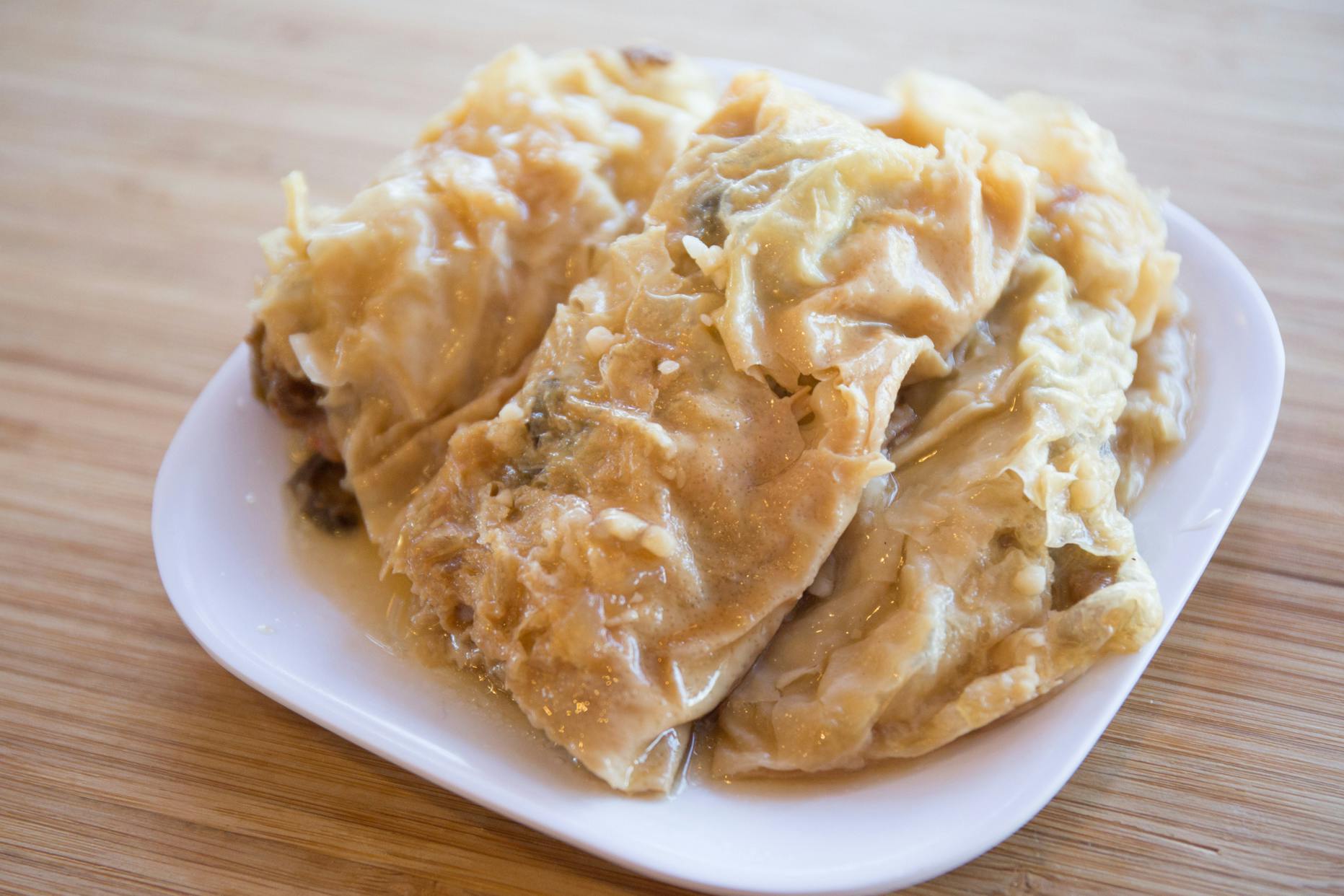 Bean Curd Rolls with Oyster Sauce from Dim Sum King in Sunnyvale, CA