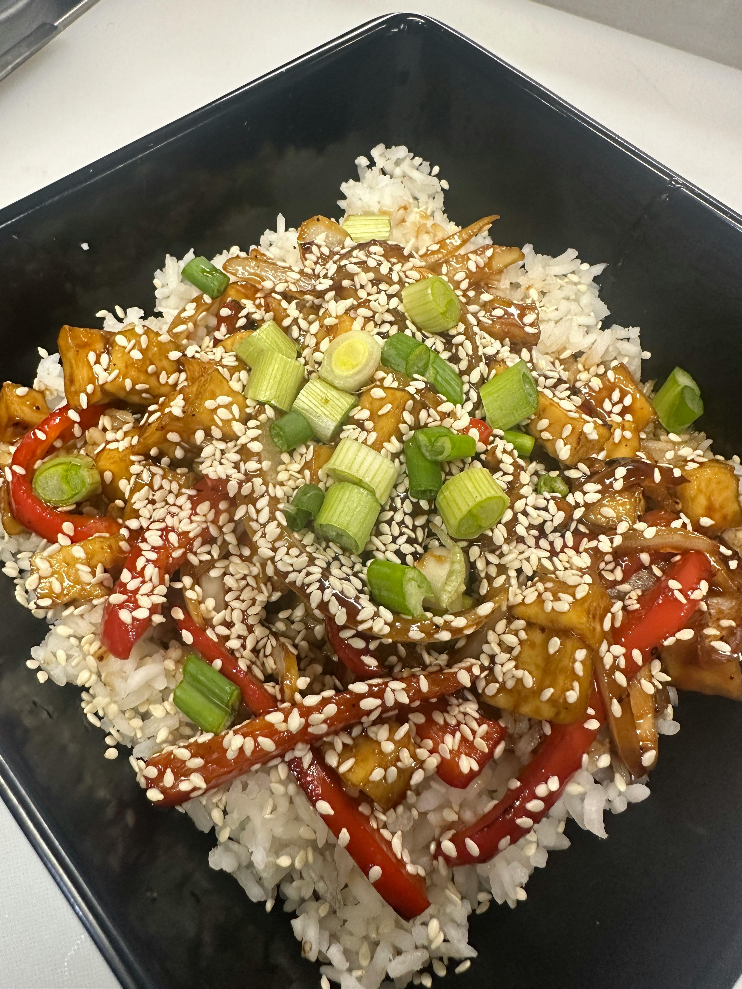 Teriyaki Bowl from Justveggiez in Madison, WI