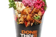The Pink Sultan Bowl from DoneRight Doner Kebab in Hoboken, NJ