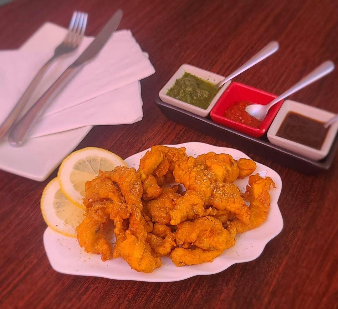 Fish Pakora (GF) from OM Indian Cuisine in San Francisco, CA