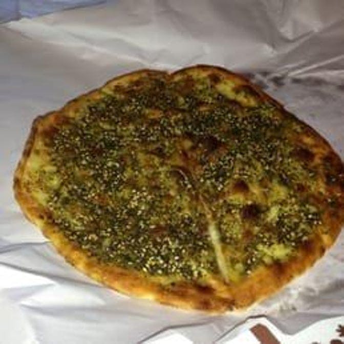 #71 Zaatar Pizza from Papa Joe's Sports Bar in Moreno Valley, CA