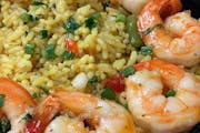 Shrimp & Rice Bowl from Bailey Seafood in Buffalo, NY