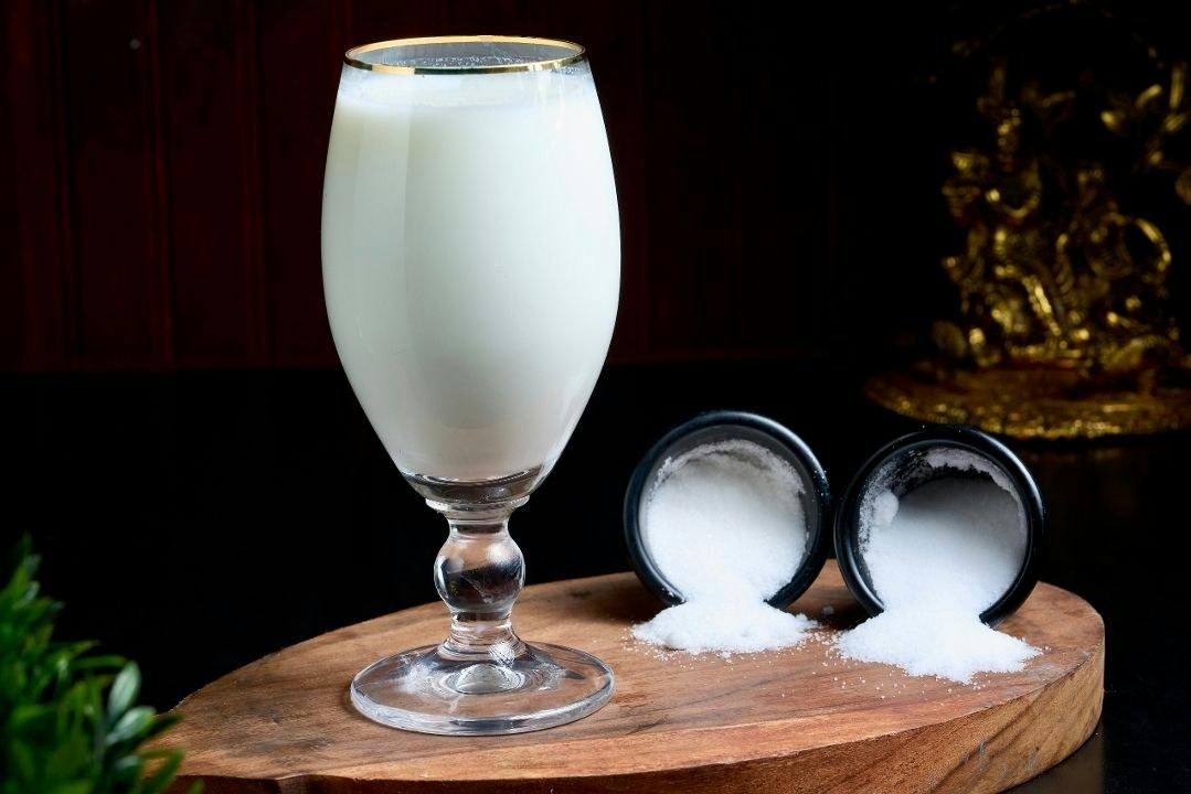 Sweet Lassi from Rock N Grill Indian Authentic Cuisine & Bar in Round Rock, TX